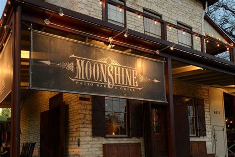 Moonshine bar & grill austin tx - Anything positive ends there though. There were a couple of people constantly yelling at the bar. Other parties at the restaurant were definitely uncomfortable with the situation as well. It was to the degree that at most other establishments they would 100% have been kicked out. 